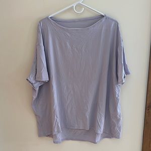 Lululemon Back in Action Shirt - size 16 - like NEW